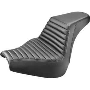 SADDLEMEN Step-Up Seat — Front Tuck-n-Roll - Black - FXBR/S '18-'20 818-31-171