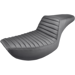 SADDLEMEN Step-Up Seat — Front Tuck-n-Roll - Black - FXR 882-09-171