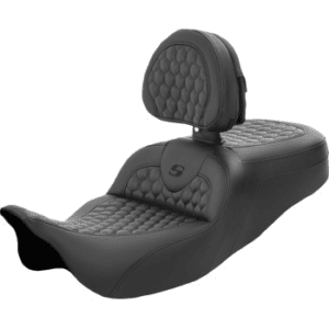 SADDLEMEN Honeycomb Roadsofa™ Seat - with Backrest - FL '08-'23 808-07B-189BR